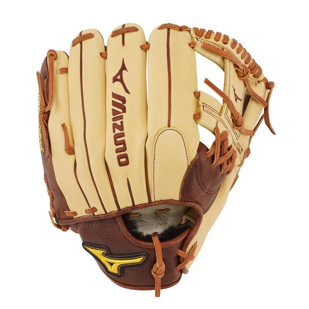 Panske Rukavice Mizuno Classic Pro Soft Infield 11.75" Baseball Hnedožltý Vypredaj RQWA81973